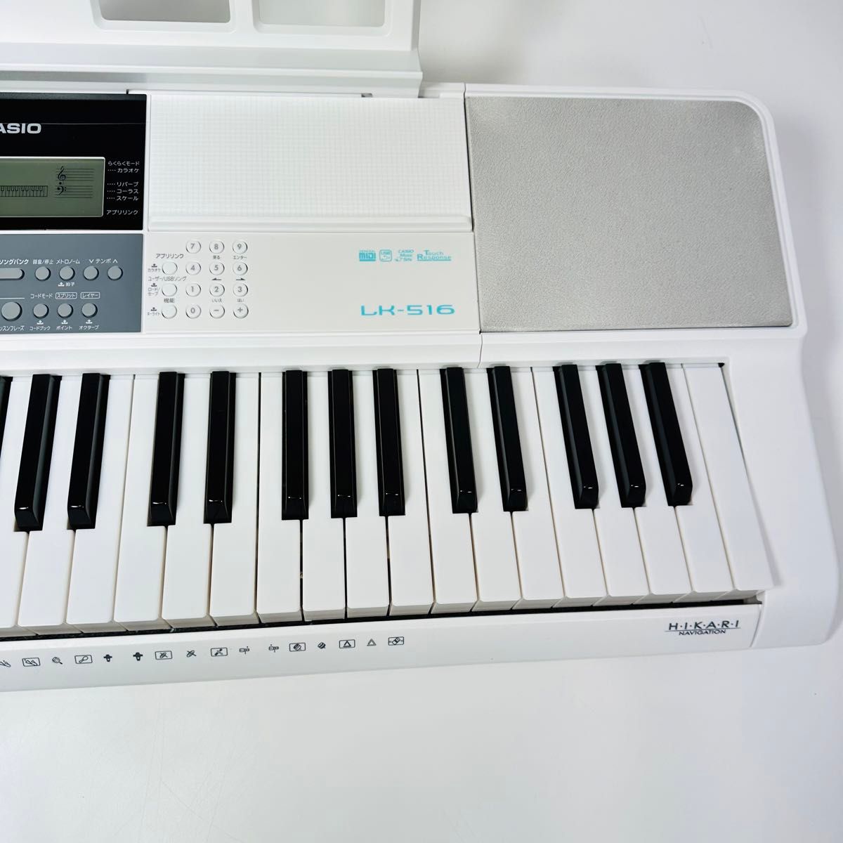 美品】CASIO カシオ LK-516 光ナビゲーション キーボード｜Yahoo