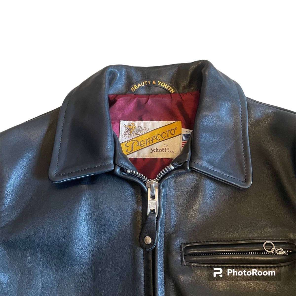 Schott × UNITED ARROWS 別注 レザージャケット シングルライダース