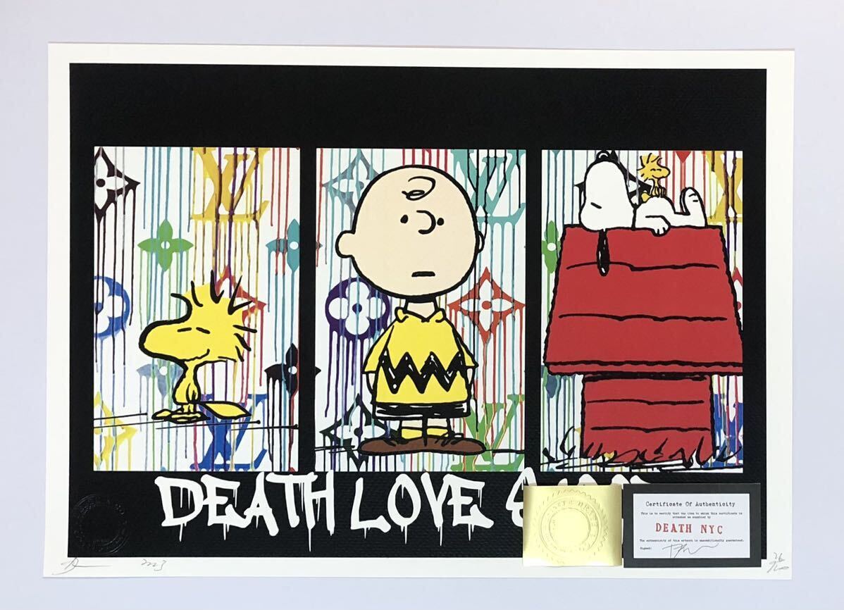 Yahoo!オークション - DEATH NYC アートポスター 世界限定100枚 スヌー