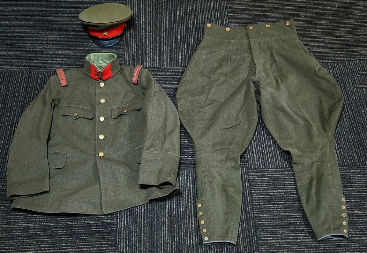 Yahoo!オークション - 昭五式将校軍衣袴 上下完全揃 美品 日本陸軍服軍