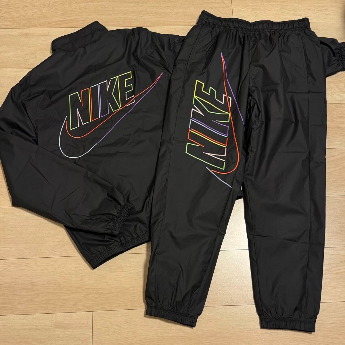 新品 NIKE ナイキ ナイロンジャケット セットアップ 上下 M｜Yahoo