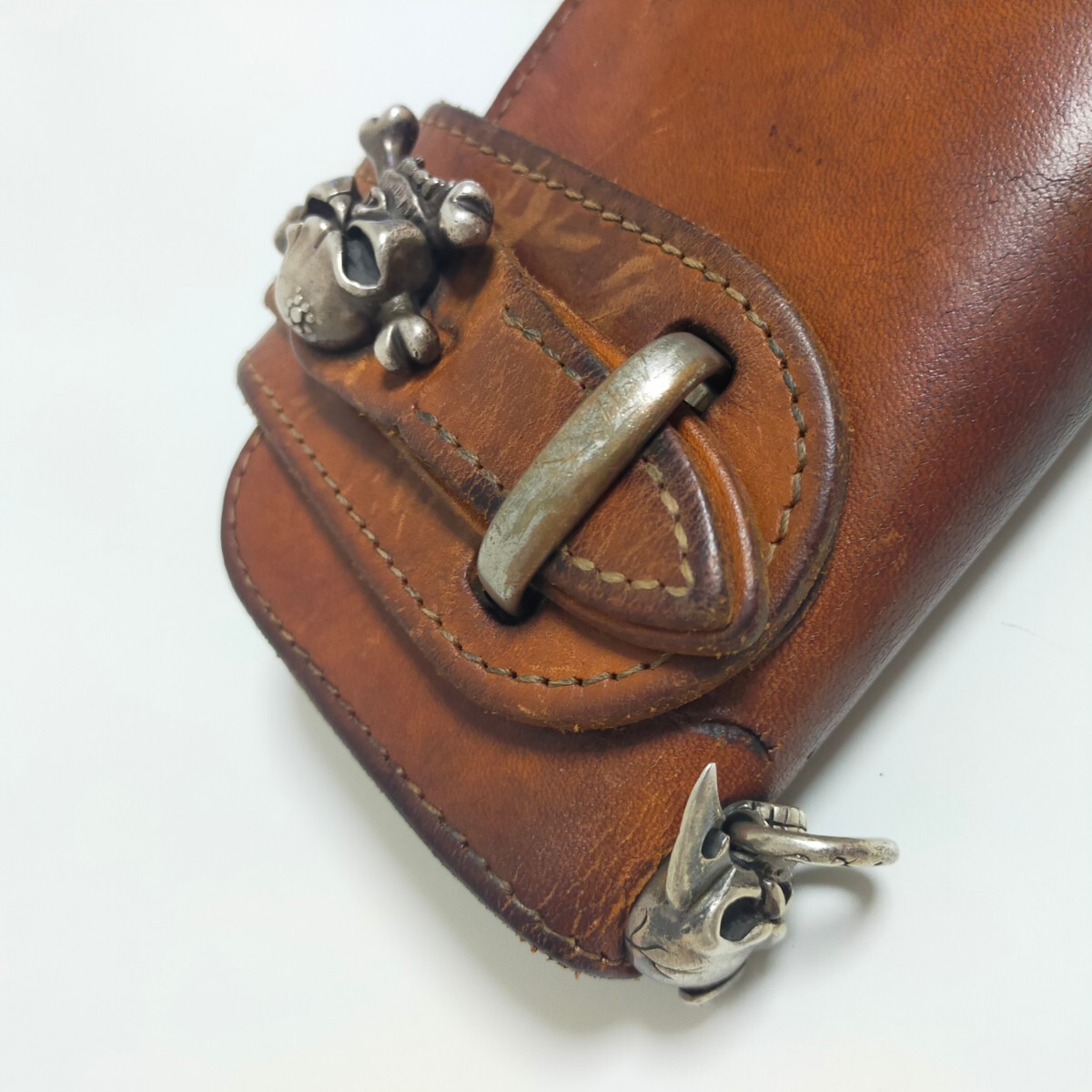 ALZUNI アルズニ スカルコンチョ ウォレットリング付き ロング