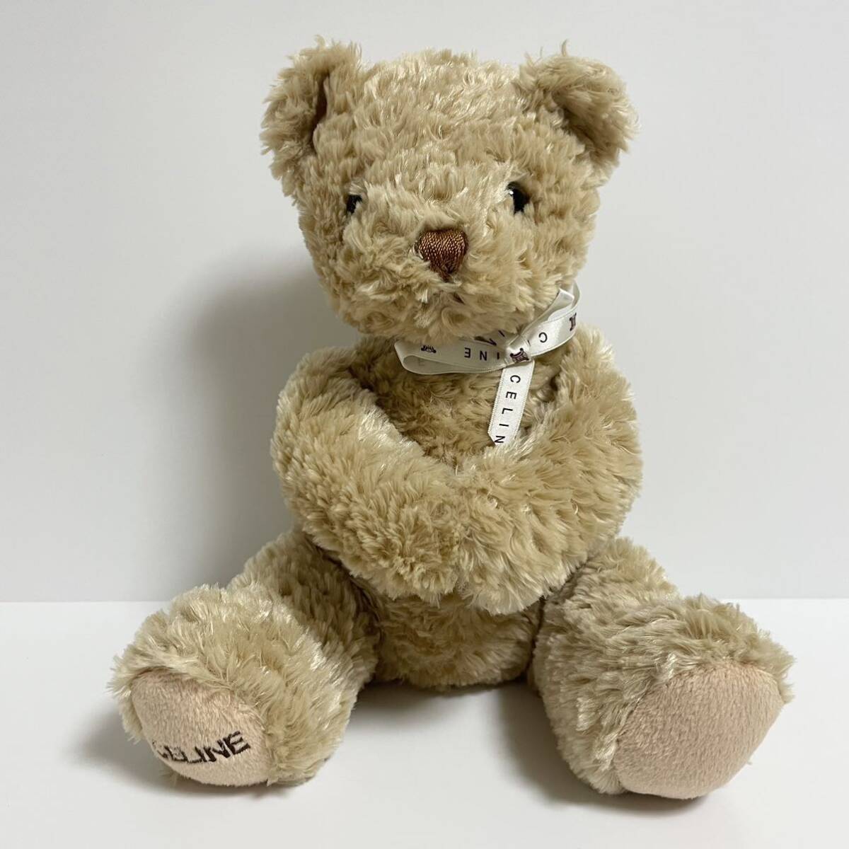 即決 CELINE セリーヌ テディベア ぬいぐるみ 美品 くま クマ 熊