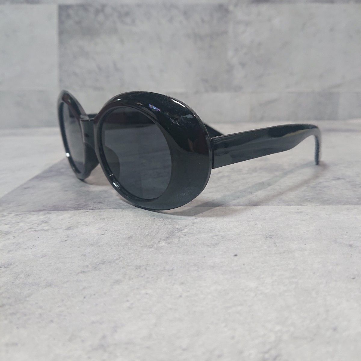 X-JAPAN hide コスプレ用 サングラス ビッグフレーム ブラック B級品