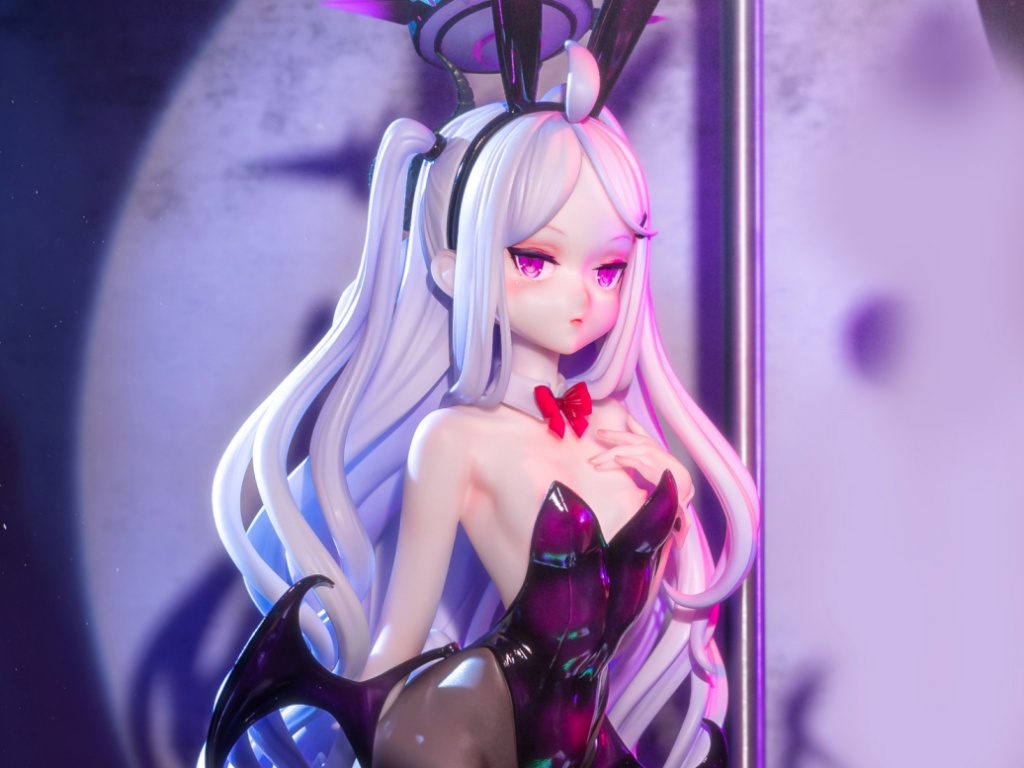 Yahoo!オークション - (W_4755) 空崎ヒナ バニーガール ブルーアーカイ