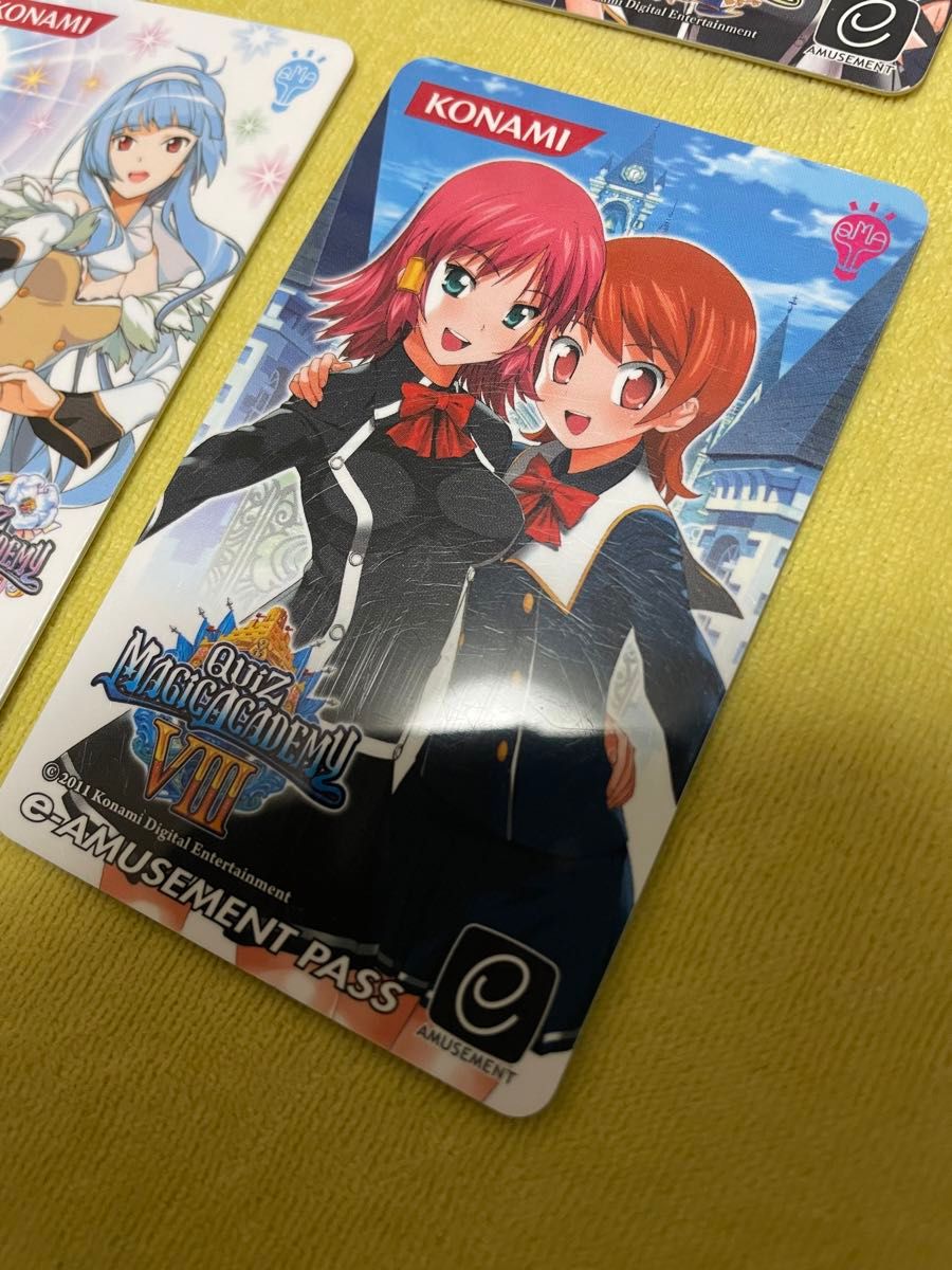 クイズマジックアカデミー e-amusement pass 6枚セット QMA eパス