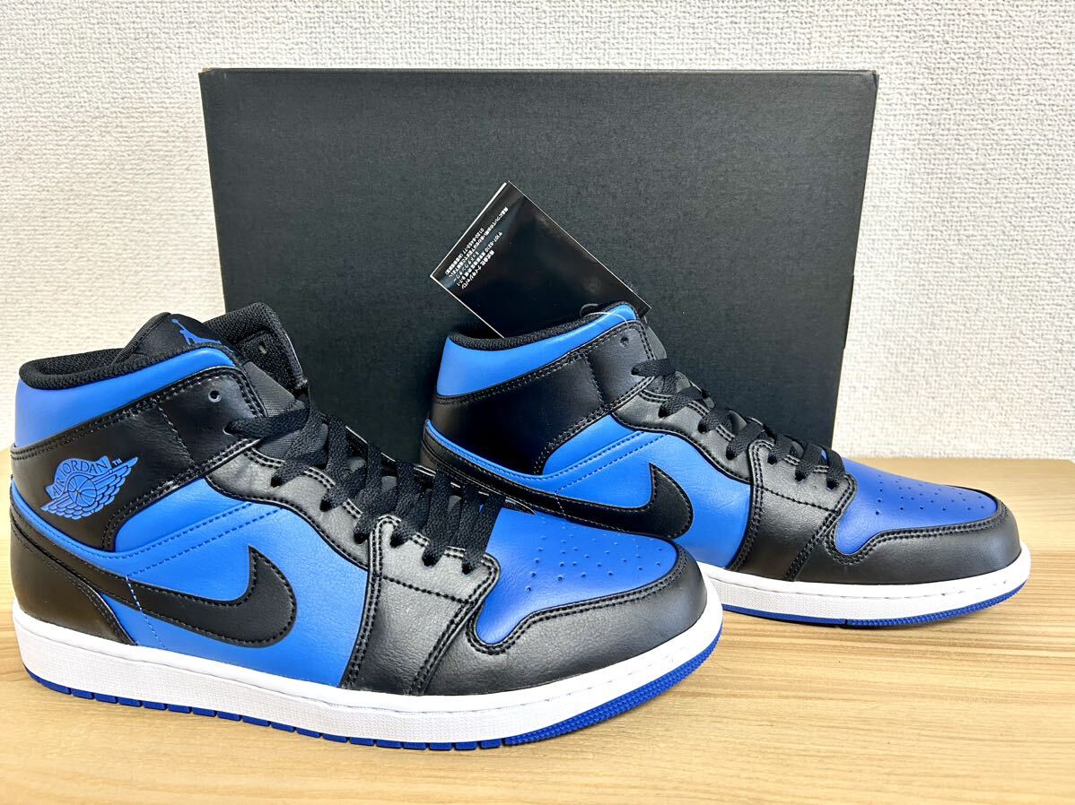 NIKE ナイキ エア ジョーダン 1 MID 30 0㎝ 新品 ブラック/ブラック