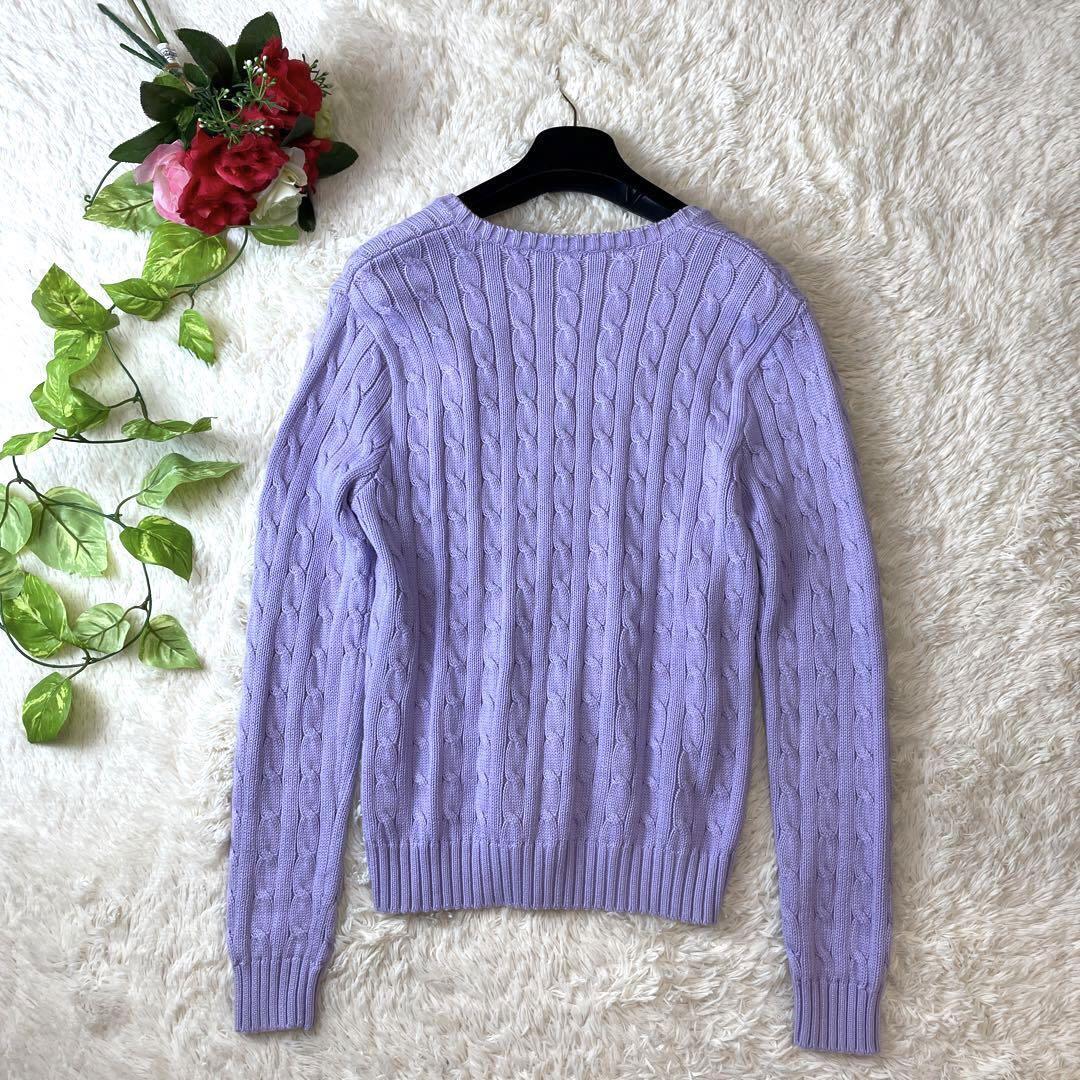 ポニー刺繍 RALPH LAUREN ラルフローレン ケーブルニット セーター XL