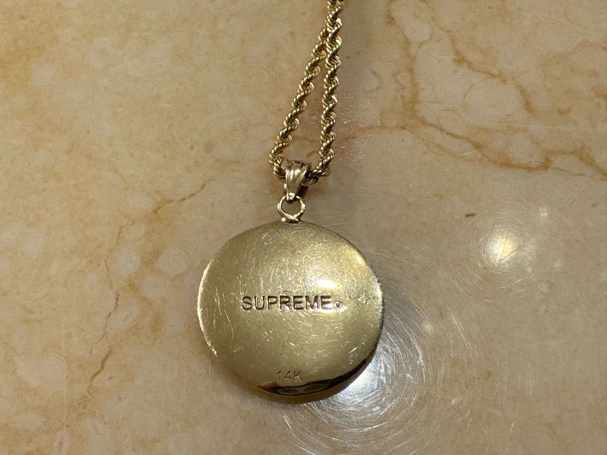 Supreme Justice Gold Pendant 14k&18kロープチェーン幅約2㎜ 長さ約60