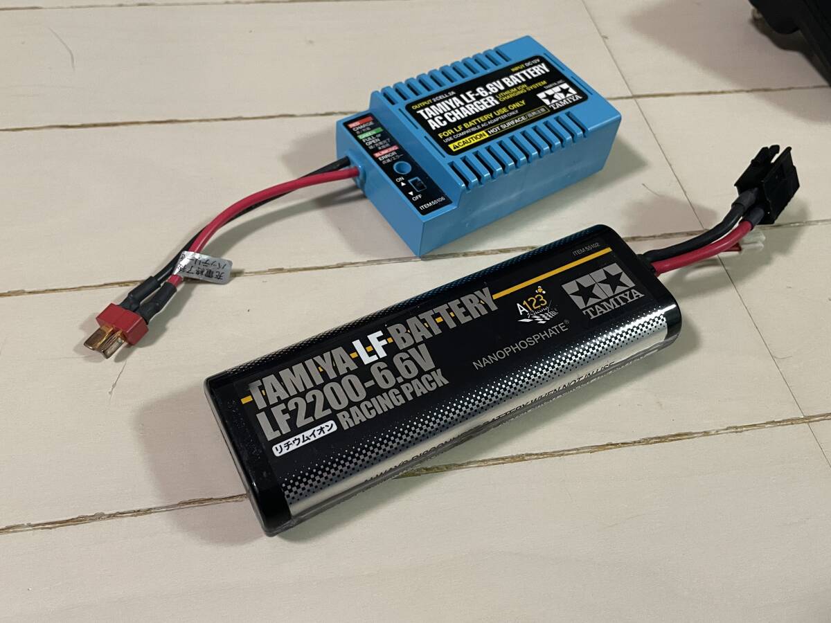 タミヤ リフェ LF-6 6V用 AC充電器 リフェバッテリー1本オマケ