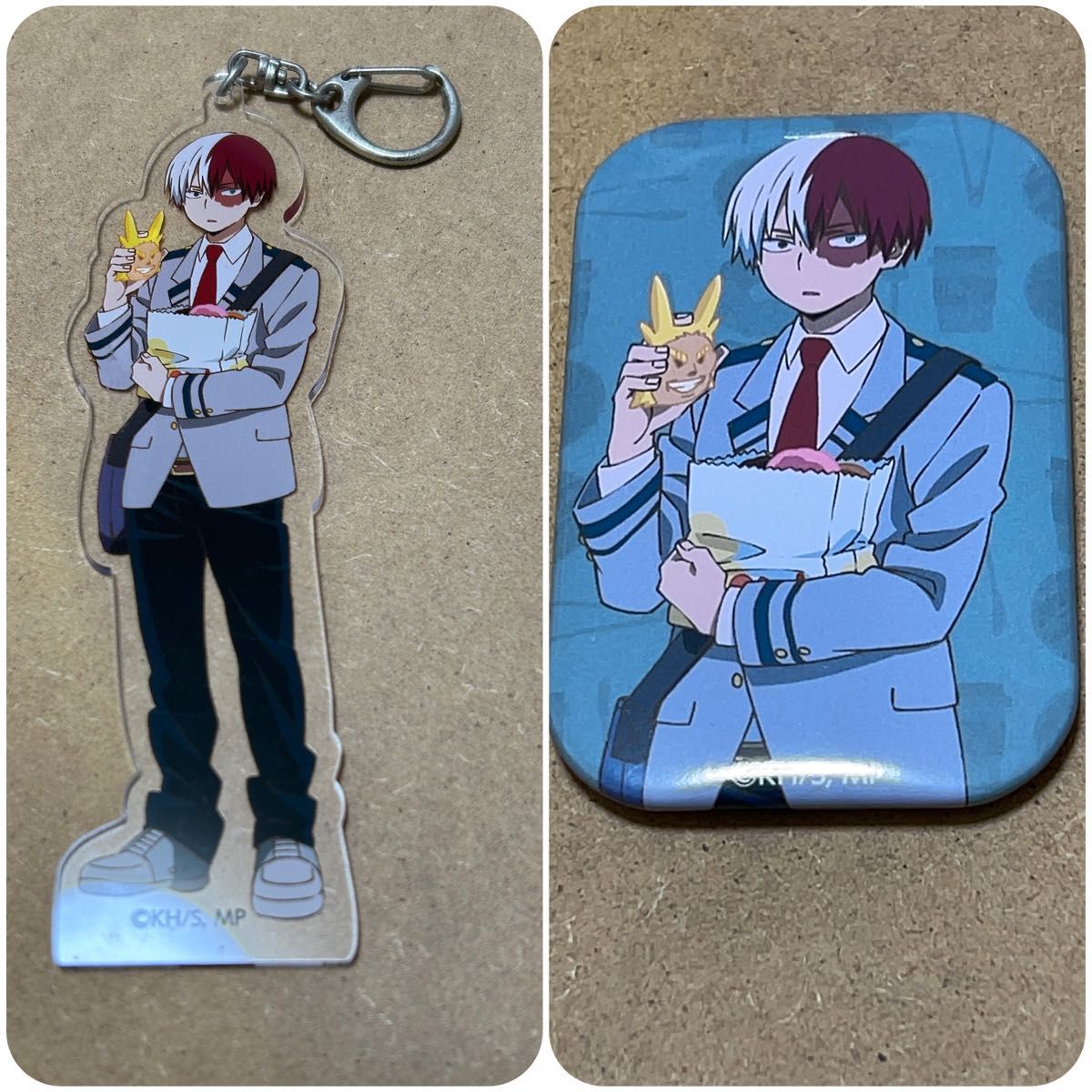 僕のヒーローアカデミア ヒロアカ 轟焦凍 ドーナツ キーホルダー