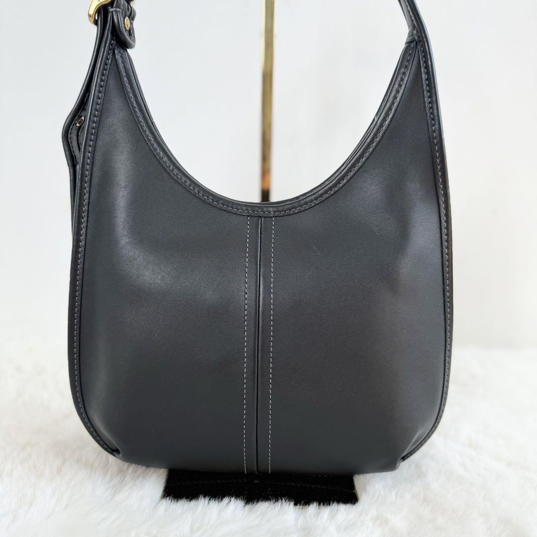 極美品 COACH C2265 コーチ エルゴ ショルダーバッグ レザー ブラック