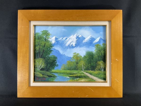 Yahoo!オークション - 真作 油彩 工藤昭重 『北アルプス』 実力作家壮