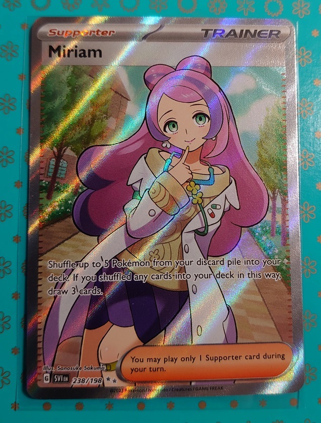 ポケカ 英語版 正規品 ミモザ 238/198 SR 海外版 ポケモンカードゲーム
