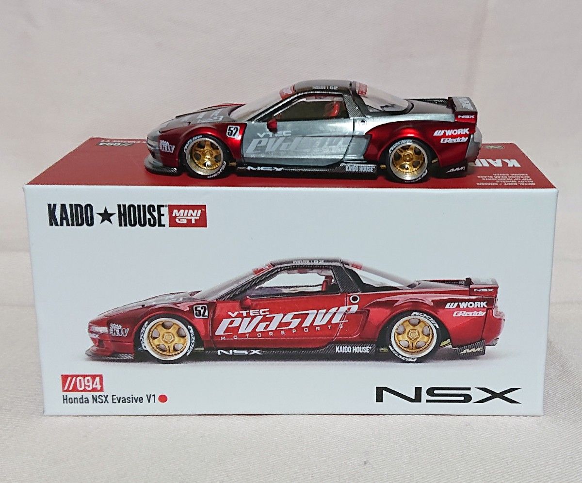 TSM 1/64 ホンダ NSX Evasive V1 左ハン 街道 KAIDO HOUSE MINI GT