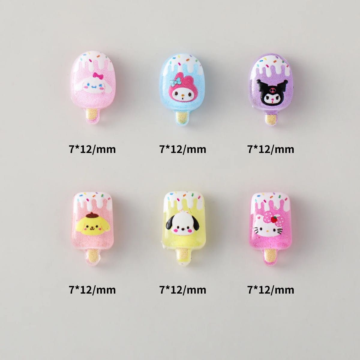 サンリオ アイスクリーム ネイルパーツ ランダム10個｜Yahoo!フリマ