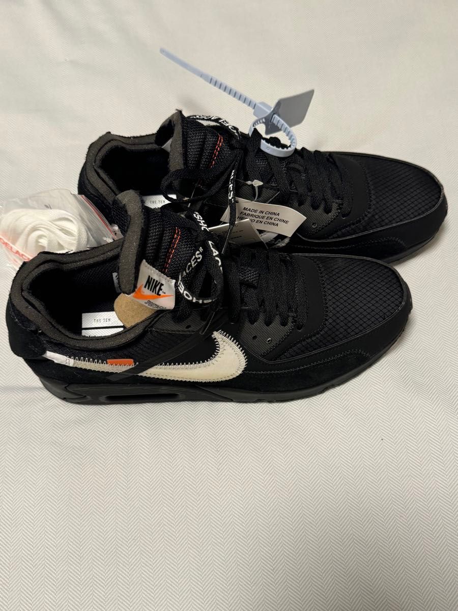 エアマックス90 オフホワイト OFF-WHITE × NIKE AIR MAX 90 BLACK/CORN