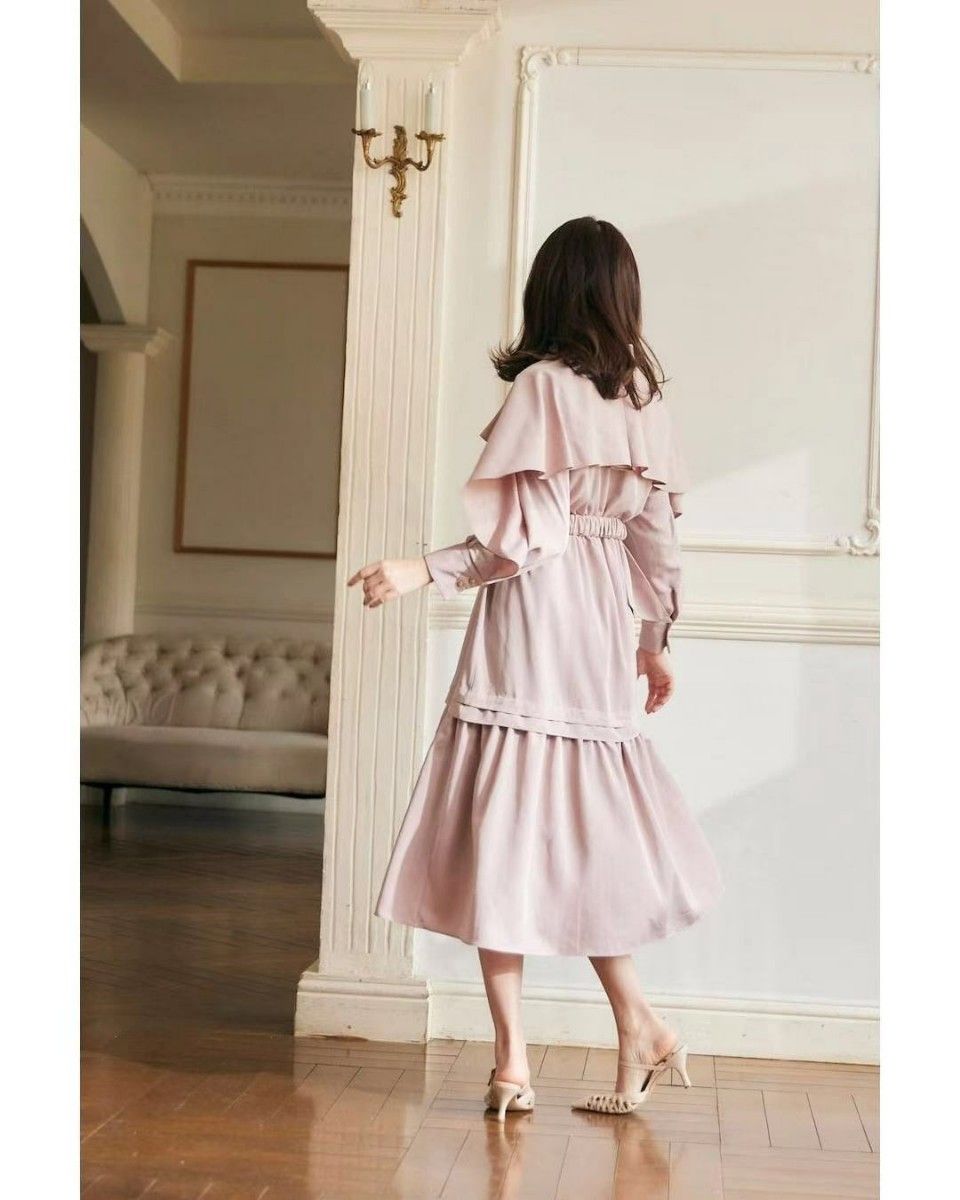 Belted Ruffle Twill Shirt Dress herlipto｜Yahoo!フリマ（旧PayPay