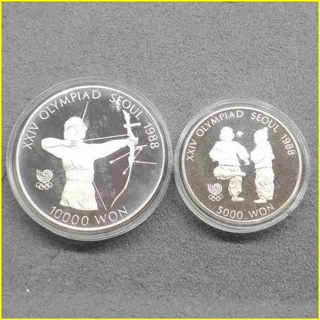 Yahoo!オークション - 【韓国 ソウルオリンピック/1988年】 10000ウォ