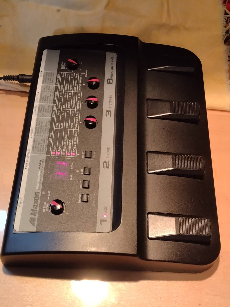 激レア エフェクター 即発送 Maxon AM3 AMP MANIA MAXON Amp Mania AM3