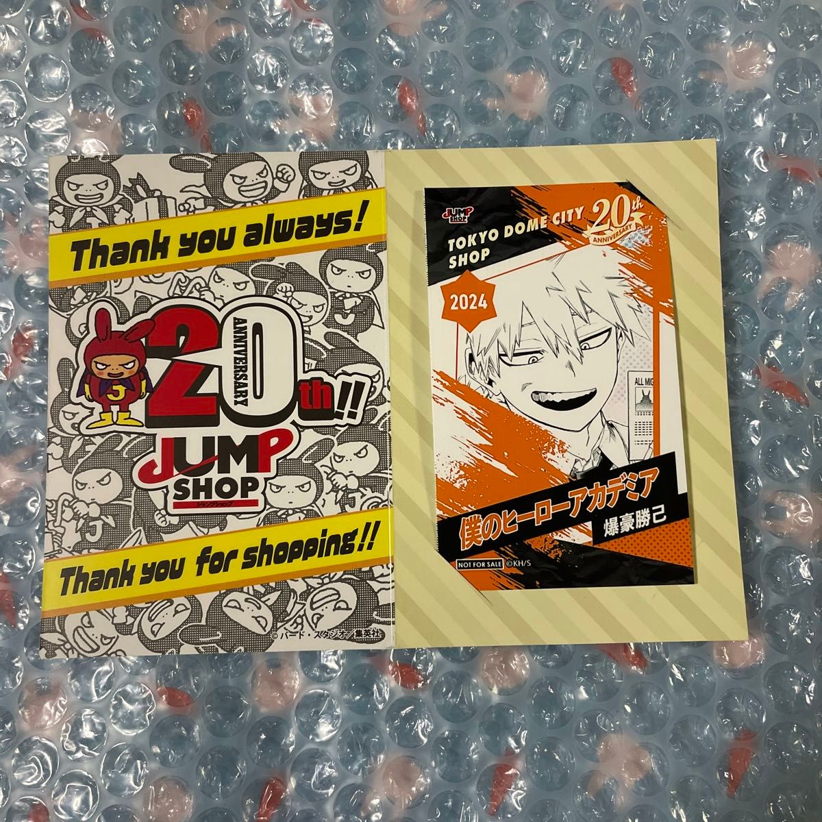 ジャンプショップ 東京ドーム限定 ミニブロマイド 爆豪勝己 20周年