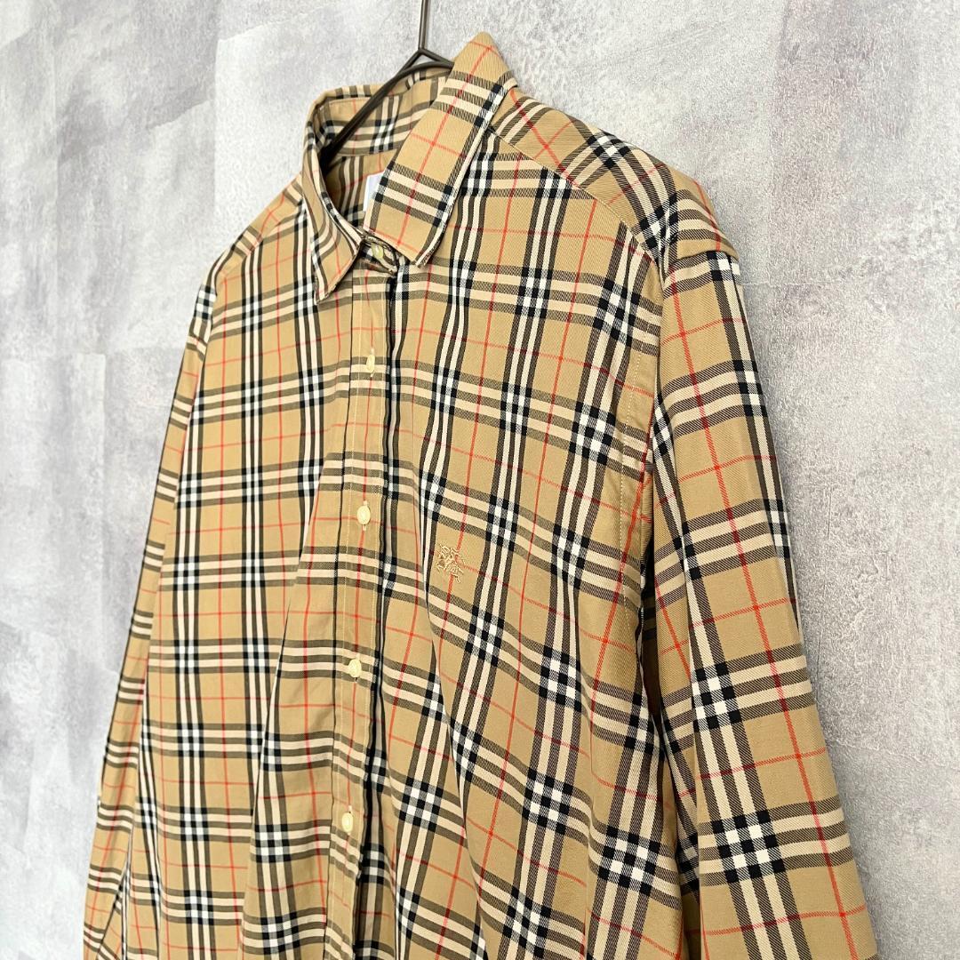 美品 L Burberrys OF LONDON the shirt collection バーバリー ノバ