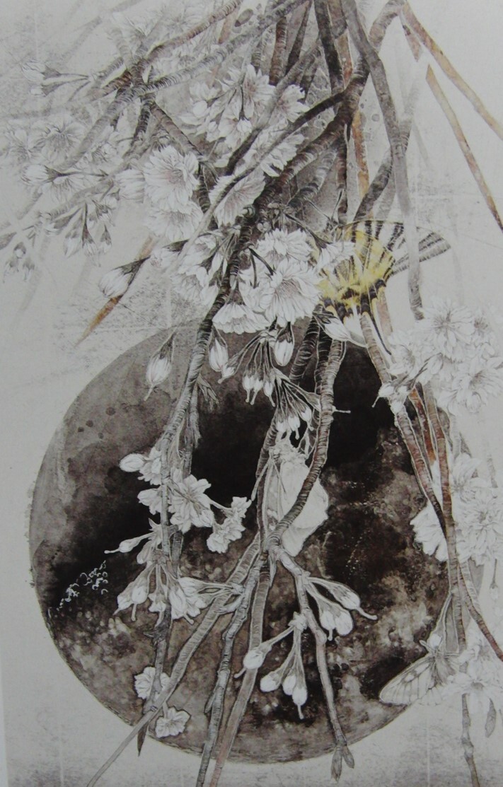 Yahoo!オークション - 川瀬伊人 「朔望の桜」 厳選 希少画集・額装画