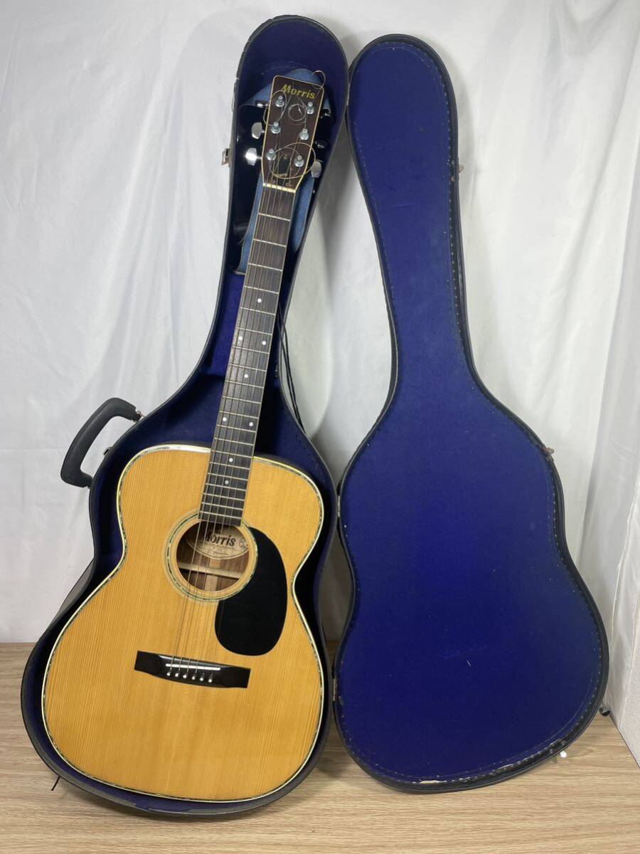 Morris F-18アコースティックギター ケース付き 1974？ Morris F-18