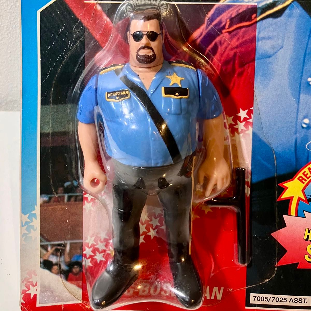 wwe wwf wcw プロレスフィギュア ビッグボスマン bendeis レア wwe wwf