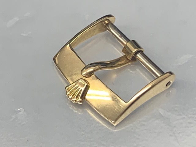 金無垢 美品 ROLEX ロレックス 純正 18 KYG ・750刻印 尾錠 尾錠幅