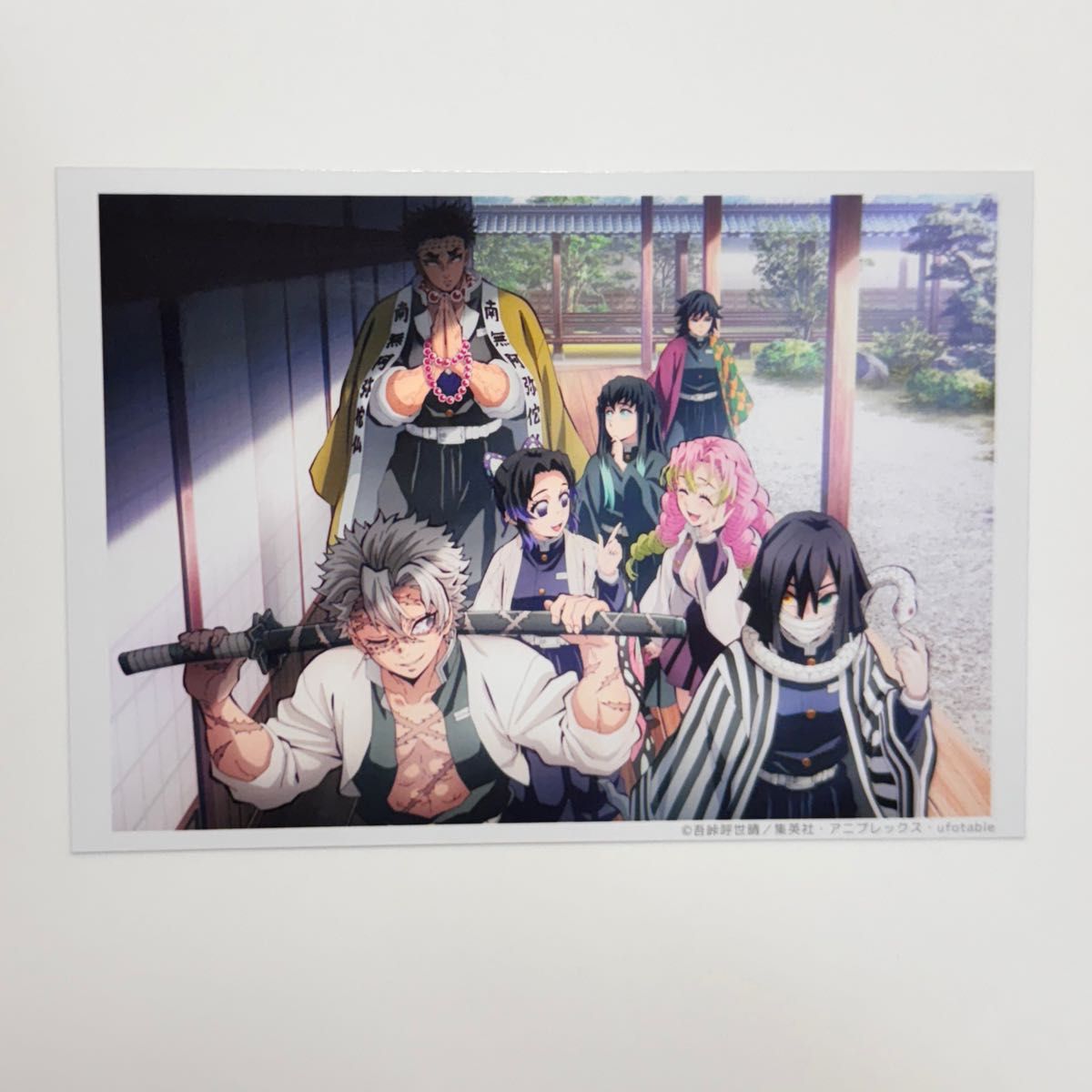 鬼滅の刃 柱稽古編 OP ブロマイドくじ 柱 冨岡義勇 不死川実弥 伊黒小