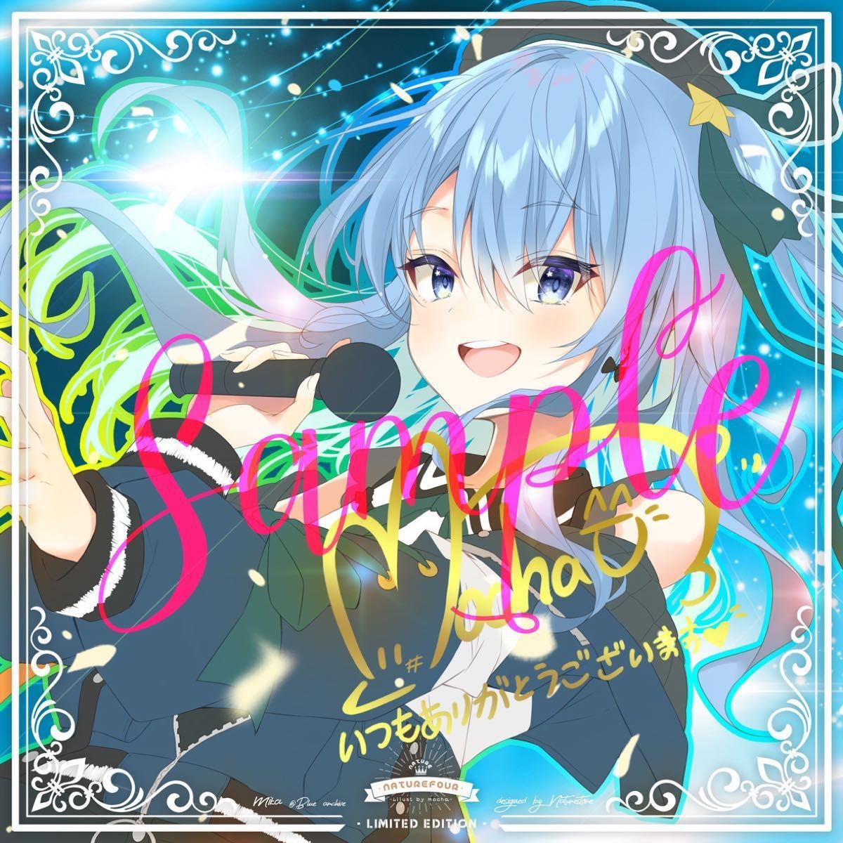 ホロライブ 星街すいせい BOOTH限定 2023直筆サインアクリル複製画 風