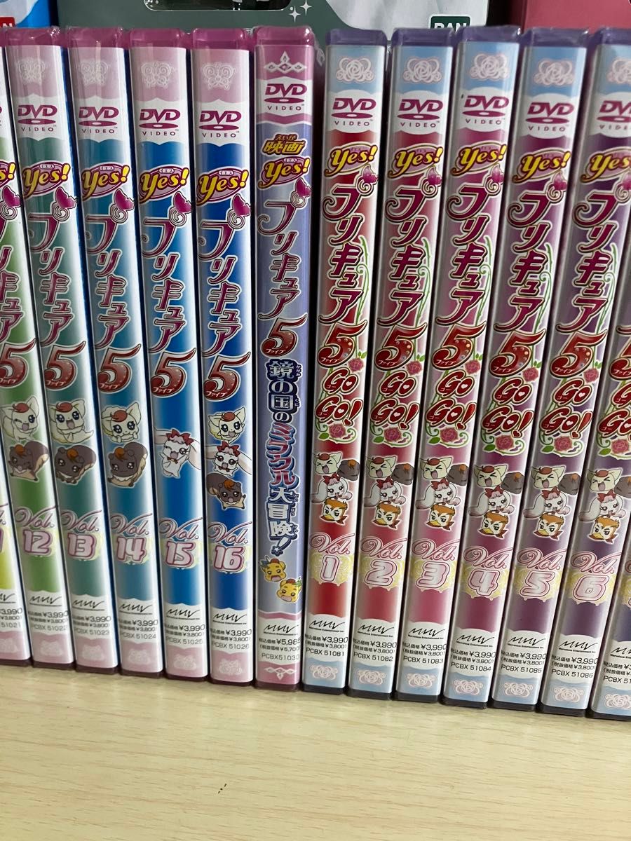 プリキュア5 Yes プリキュア5GoGo 劇場版 DVDセット S H フィギュア
