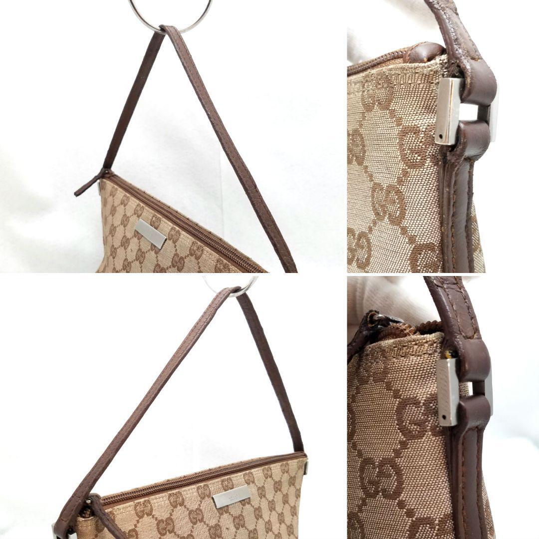 送料無料 GUCCi グッチ ワンショルダー バッグ GGキャンバス ベージュ