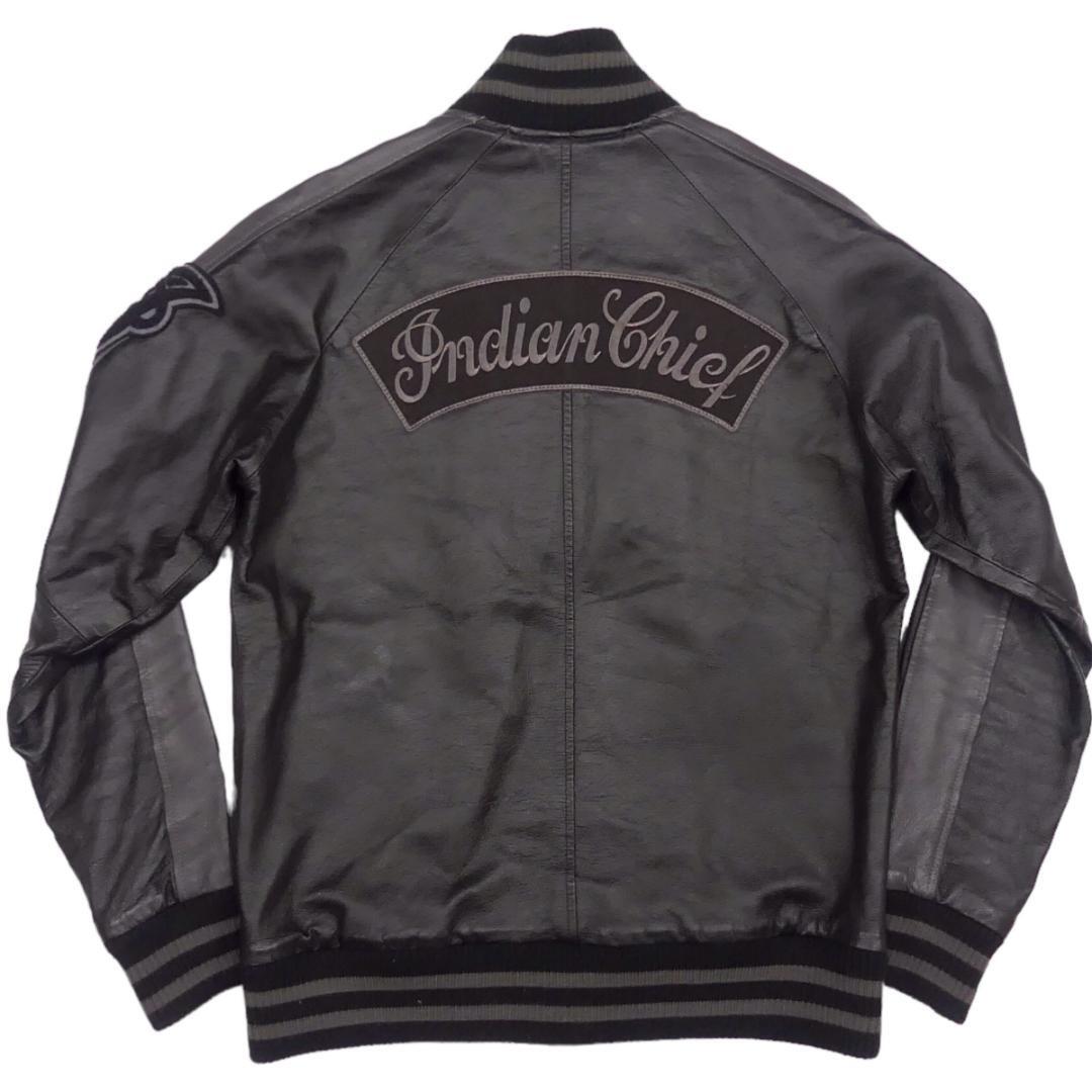 即決 Indian motocycle メンズ M レザージャケット スタジャン