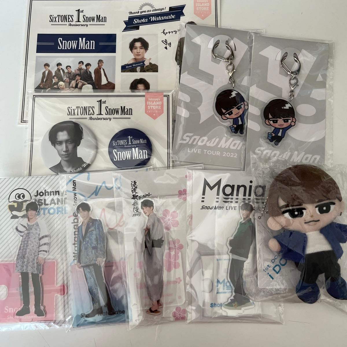 Man 渡辺翔太 アクスタ アクキー カード 10点セット Man 渡辺翔太