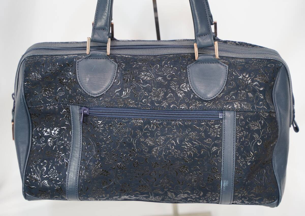 印傳屋 インデンヤ ボストンバッグ 鹿革 レザー｜Yahoo!フリマ（旧