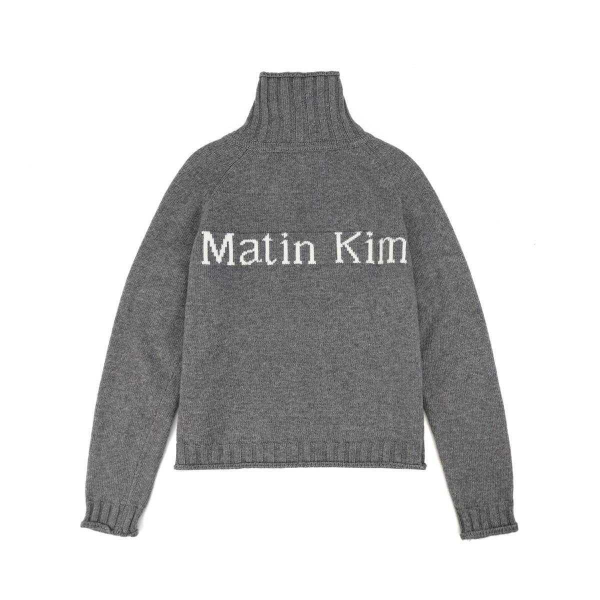 新品】Matin Kim マーティンキム ジップアップ ニット セーター M