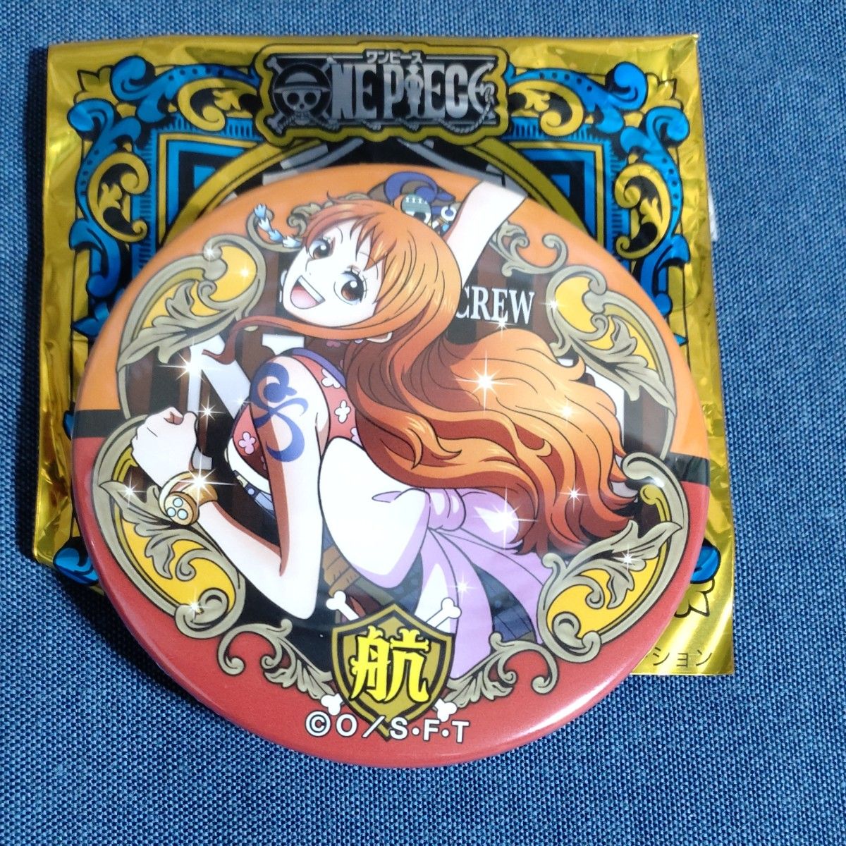 缶バッジ＆アクリルネームバッジ 2点セットまとめ売り ナミ ワンピース