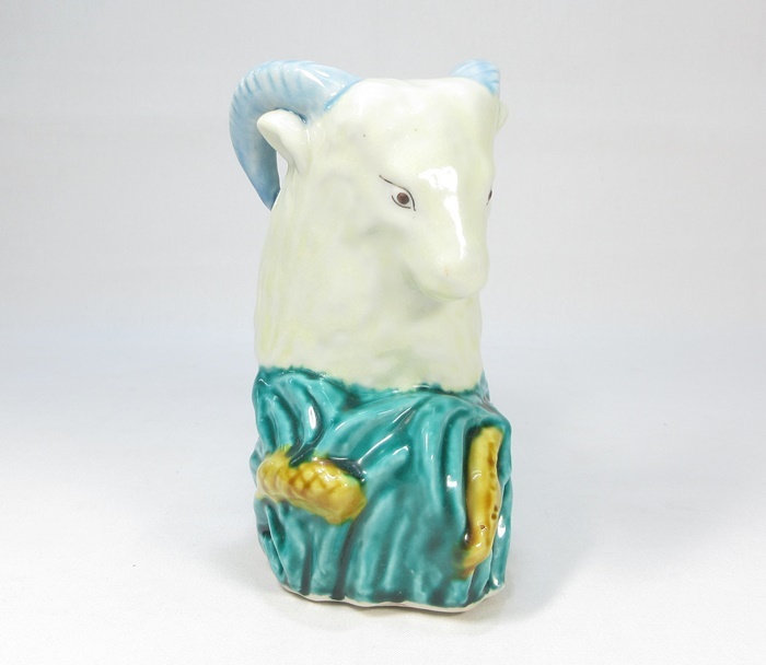 G2653】九谷焼 浅蔵五十吉 羊 置物 干支未 縁起物 共箱 即決 送料無料