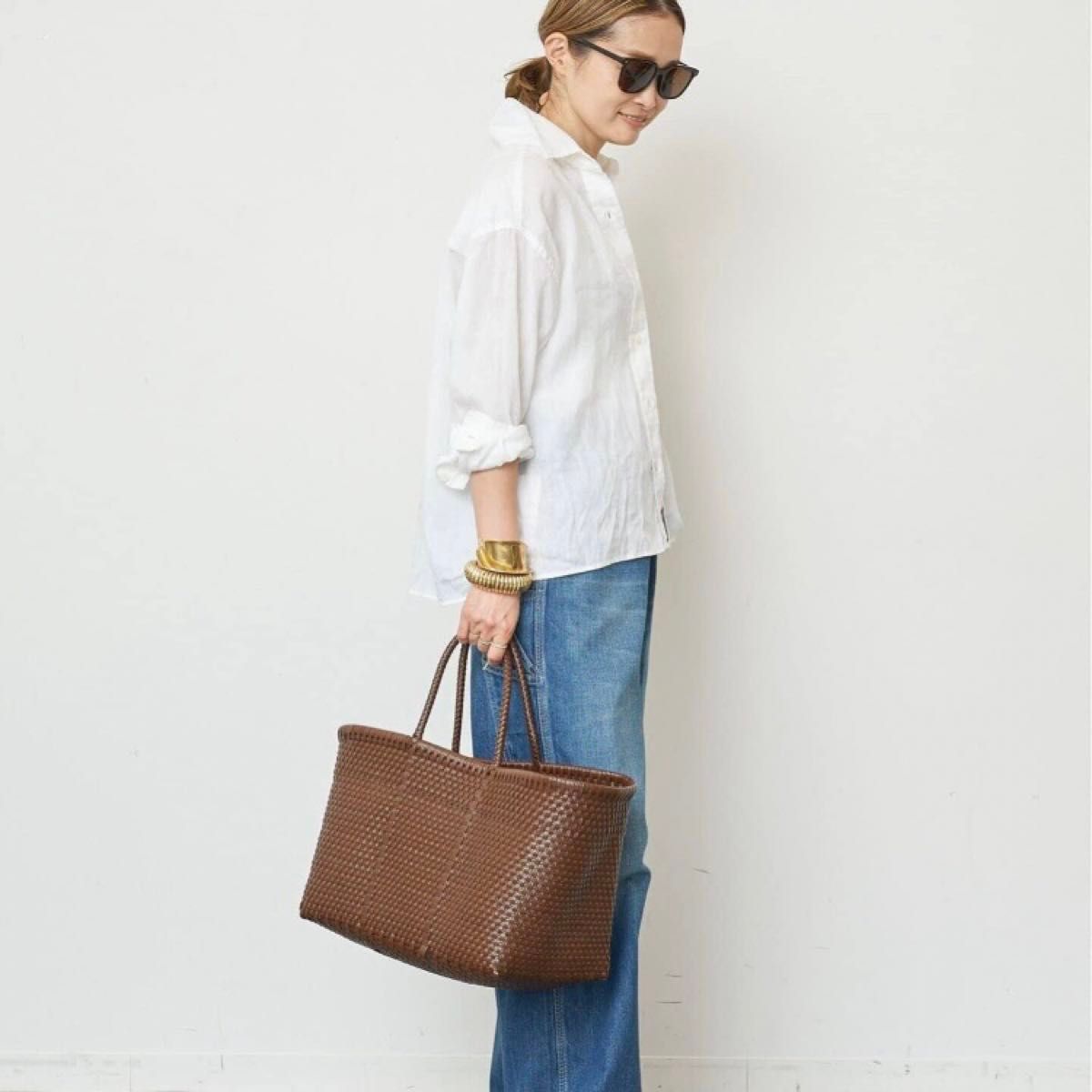 今季 新品 未使用 タグ付 完売 Deuxieme Classe Linen シャツ ホワイト
