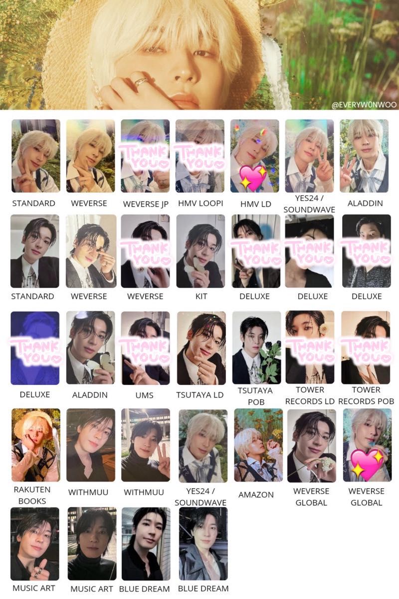 JEONGHAN ×WONWOO THIS MAN トレカ｜Yahoo!フリマ（旧PayPayフリマ）