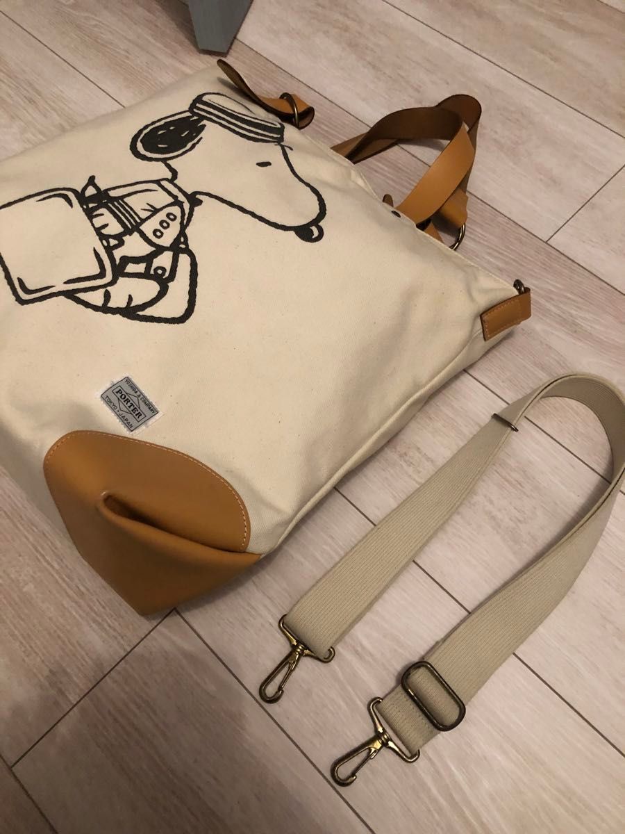 PORTER×SNOOPY/ポーター スヌーピー JOE PORTER トートバッグ 限定