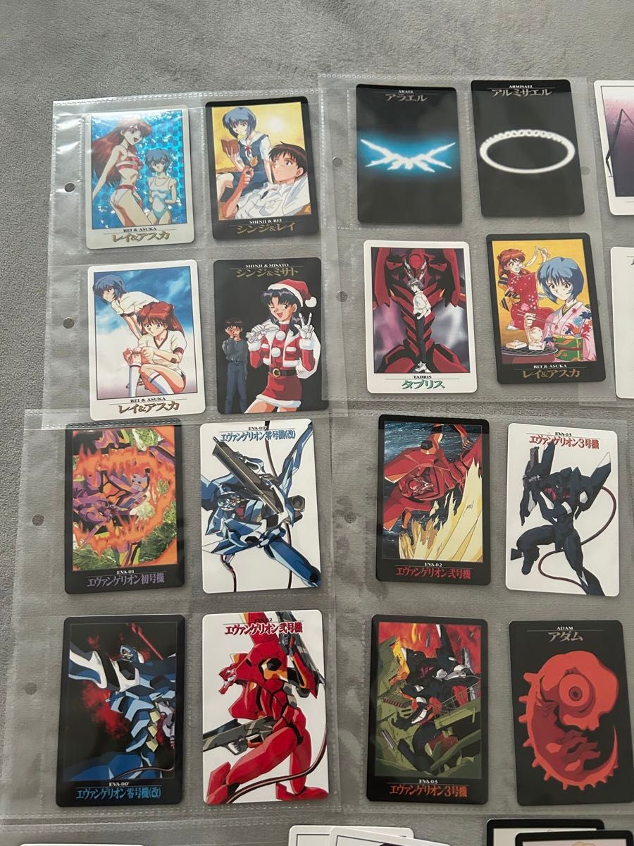 当時品 レア物 新世紀エヴァンゲリオン カードダス 87枚まとめ売り