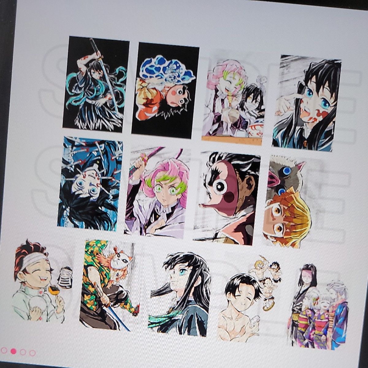 鬼滅の刃 全集中展 刀鍛冶の里編 ・柱 稽古編 幕間画ポストカード