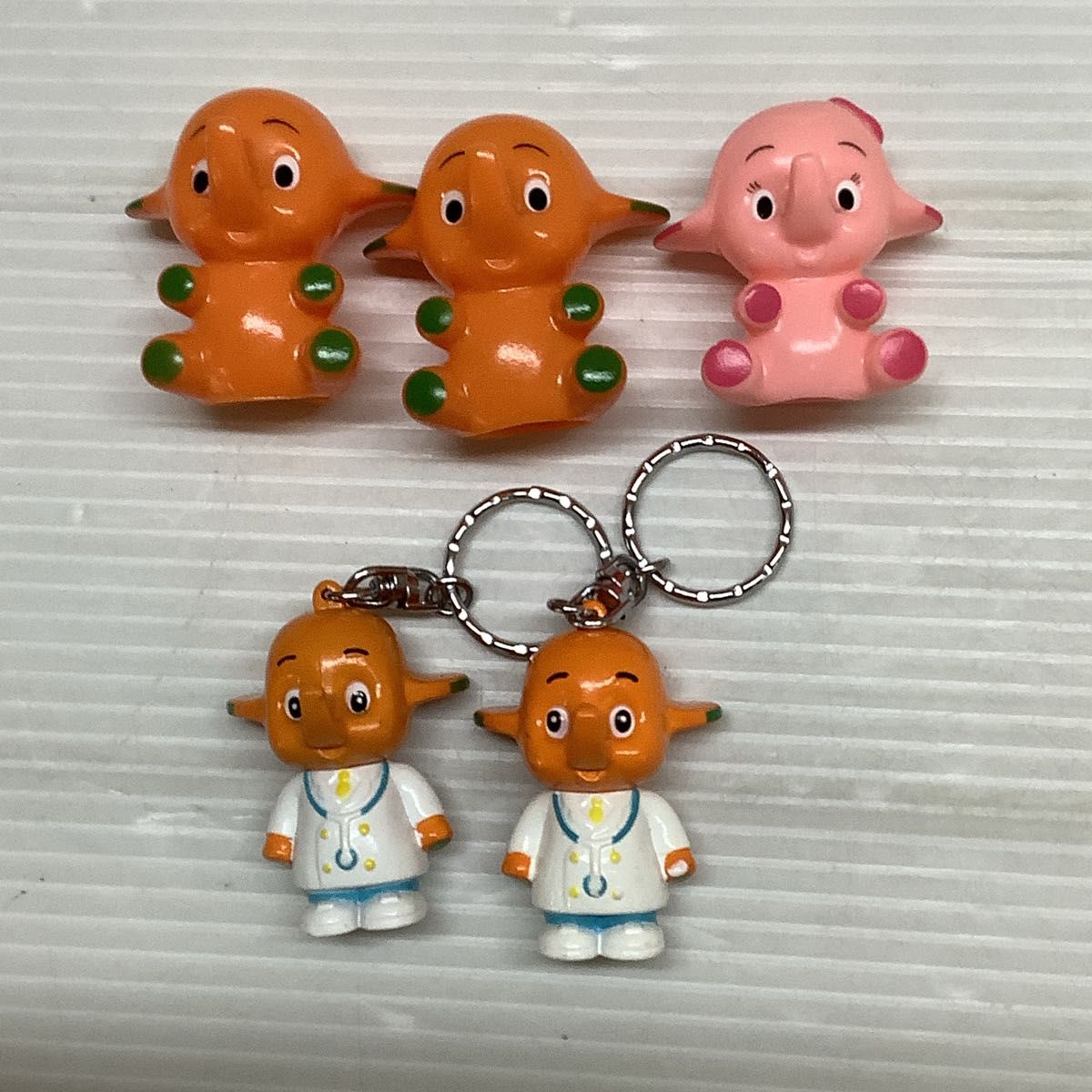 I 佐藤製薬 サトちゃん サトコちゃん 指人形 キーホルダー