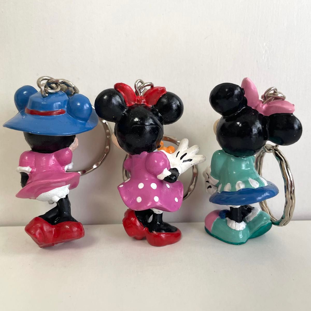 レア 希少 ディズニー キーホルダー レトロ 5個 セット まとめ ミニー