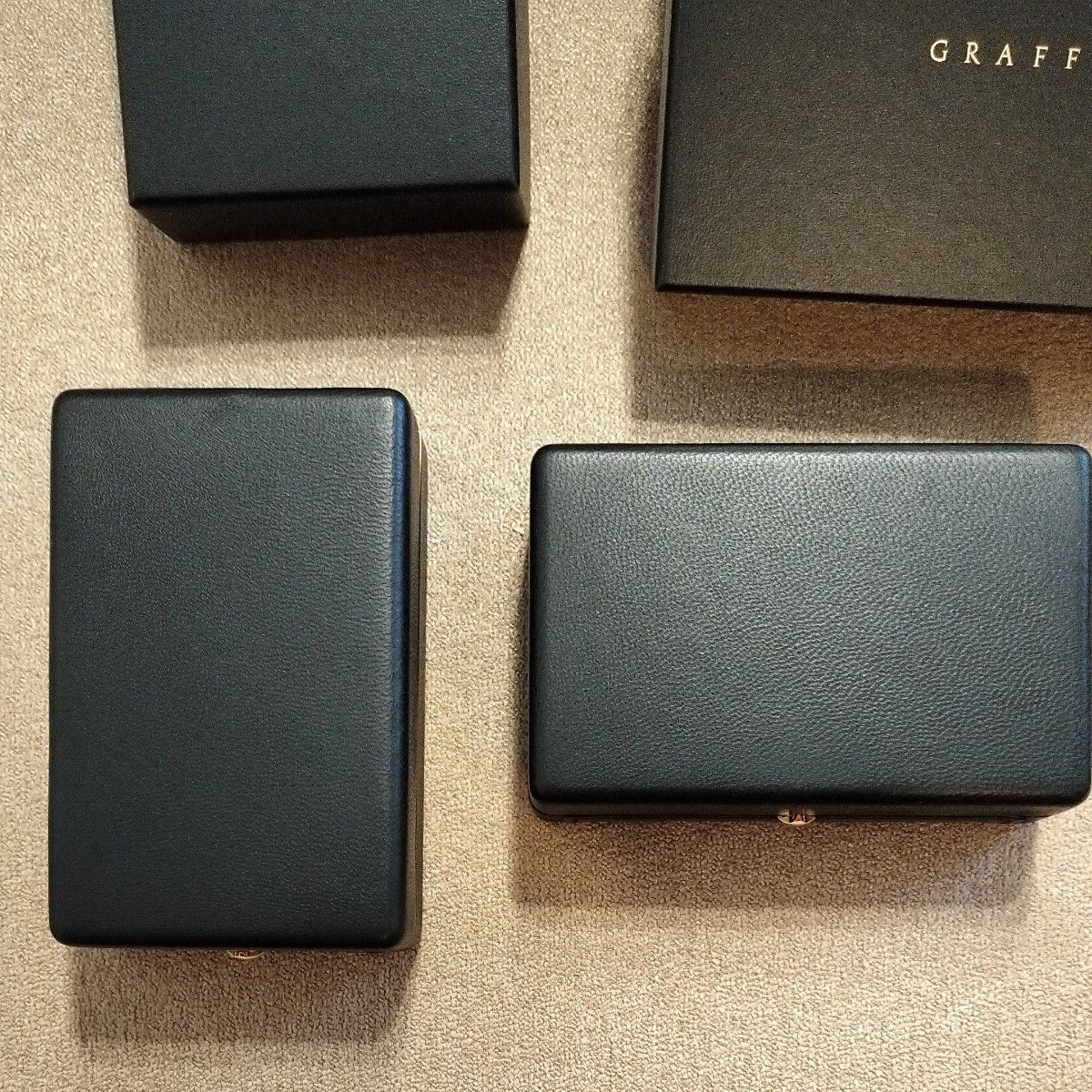 GRAFFジュエリーケース ペンダントケース縦 横2点 空箱 グラフ graff