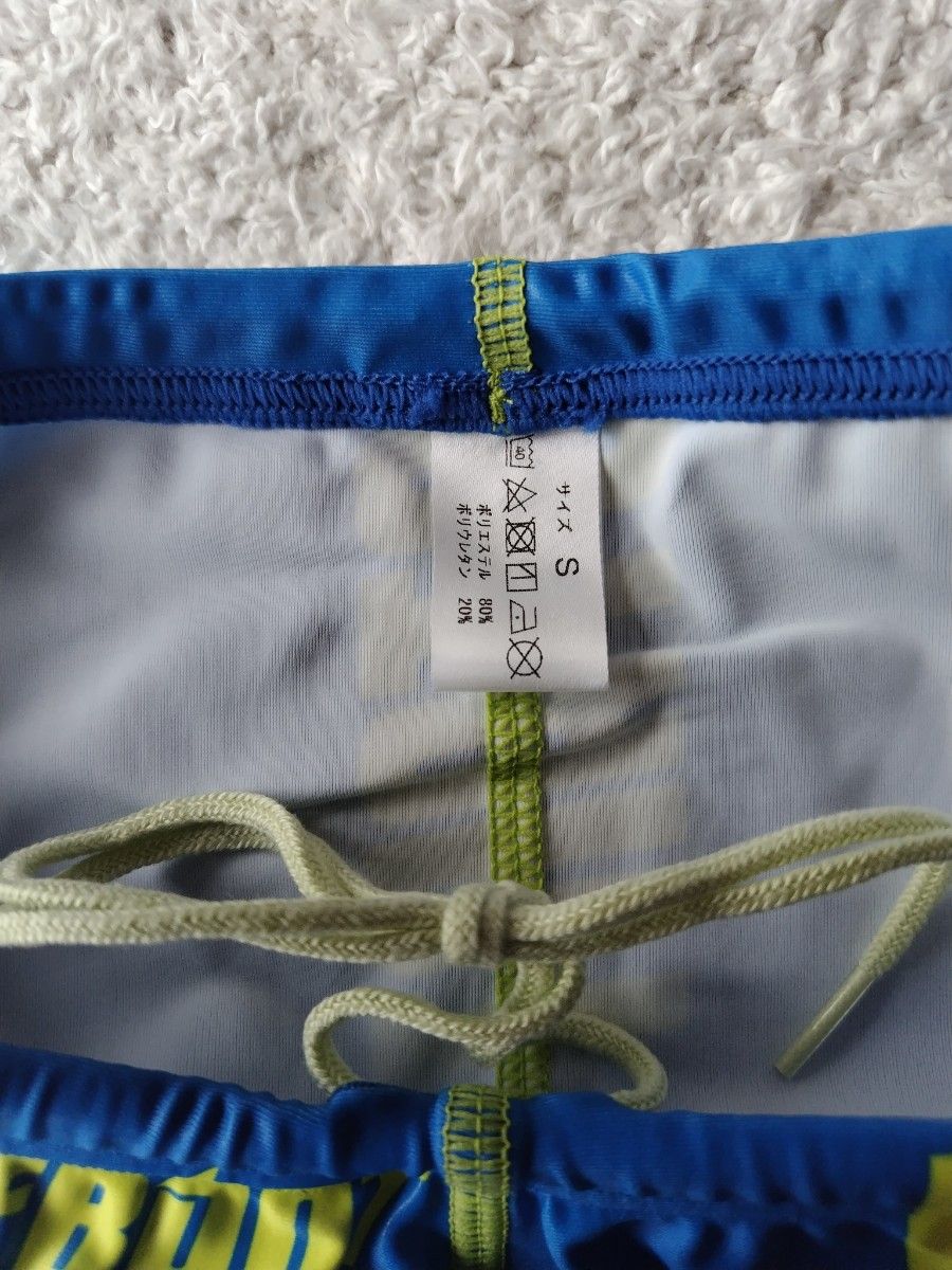 EGDE≪REBOOT RE スーパーローライズ スイムビキニ 競パン ブルー S