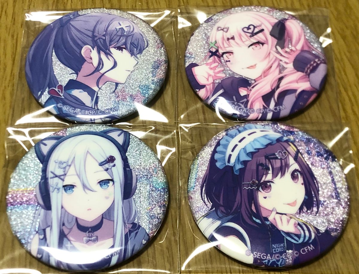 プロジェクトセカイ プロセカ グリッター 缶バッジ 26c 奏 まふゆ 絵名